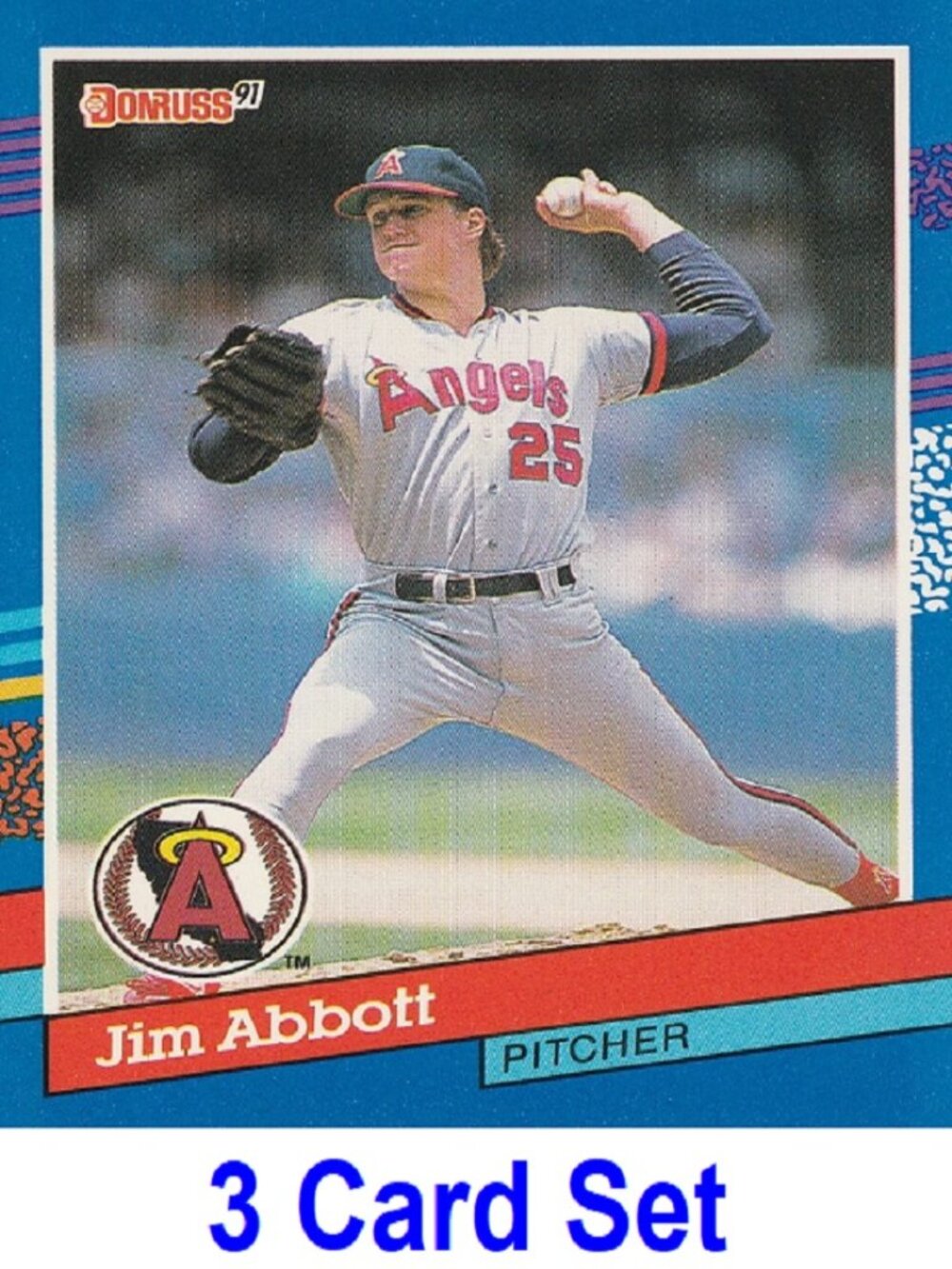 Jim Abbott Baseball Card Collection